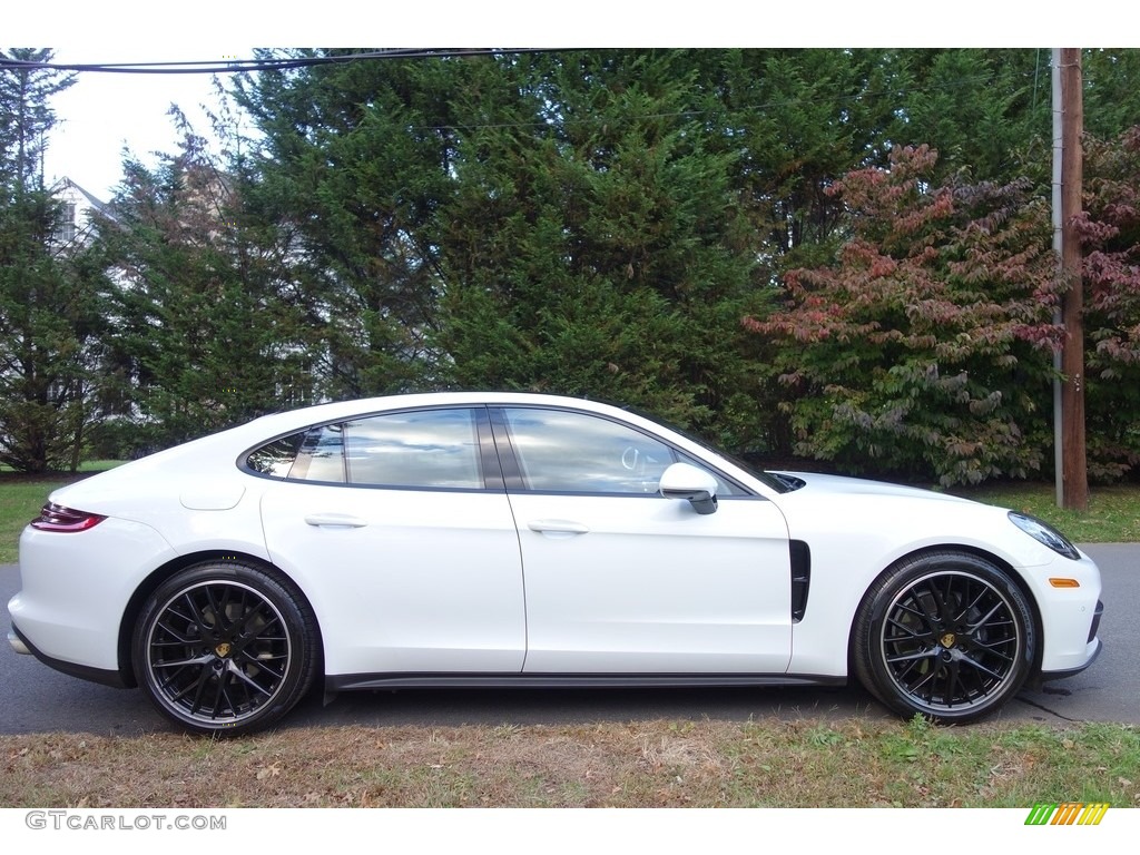 Carrara White Metallic 2018 Porsche Panamera 4 Exterior Photo #130181367
