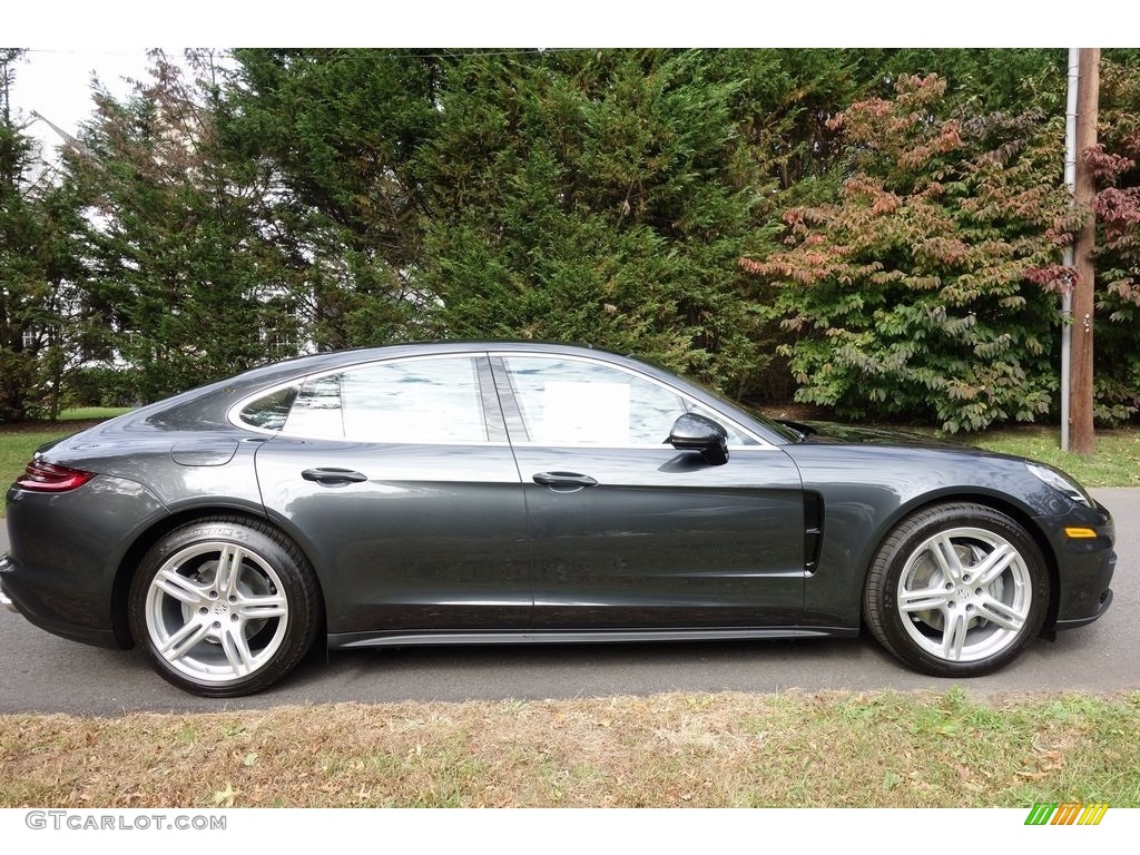 2018 Panamera 4S - Agate Grey Metallic / Black/Luxor Beige photo #3