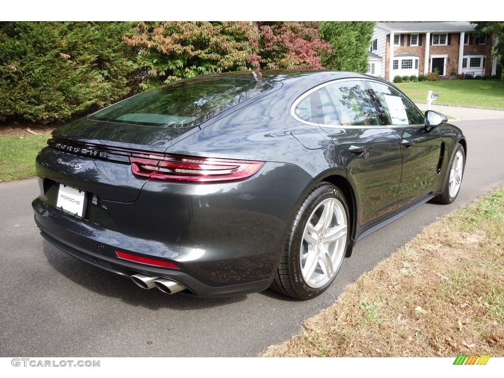2018 Panamera 4S - Agate Grey Metallic / Black/Luxor Beige photo #4