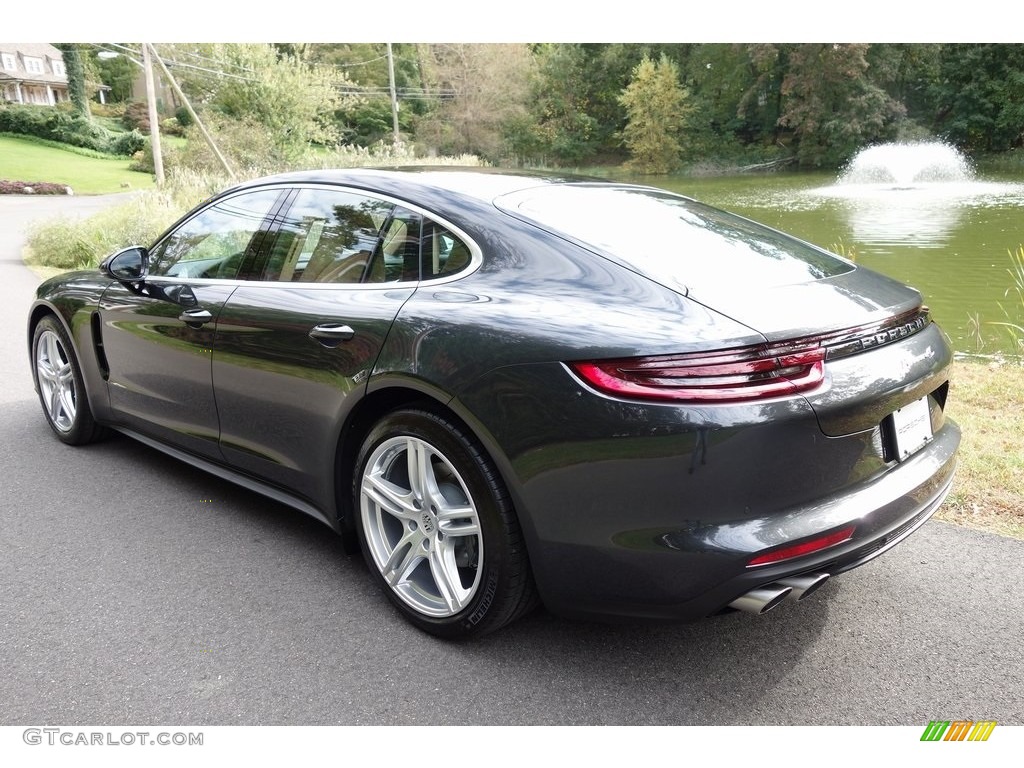 2018 Panamera 4S - Agate Grey Metallic / Black/Luxor Beige photo #6