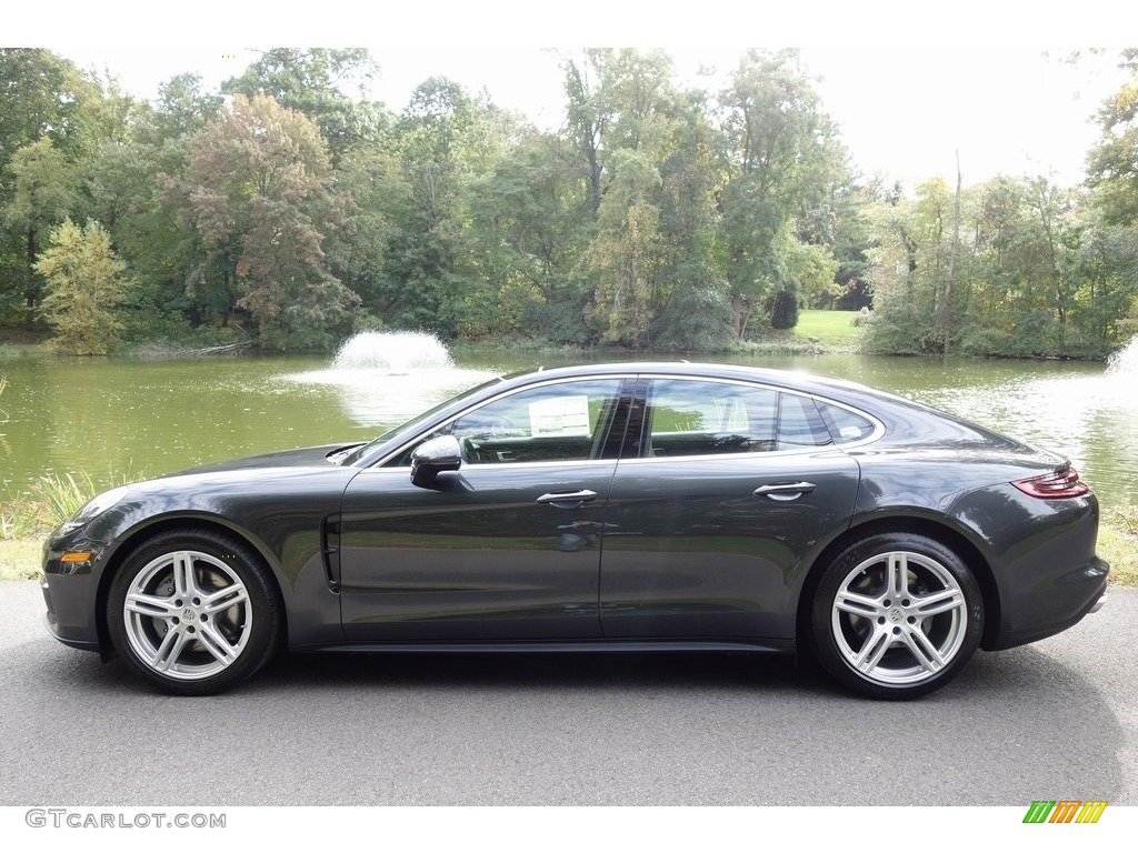 2018 Panamera 4S - Agate Grey Metallic / Black/Luxor Beige photo #7