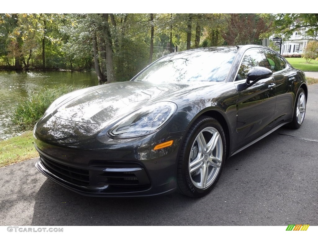 2018 Panamera 4S - Agate Grey Metallic / Black/Luxor Beige photo #8