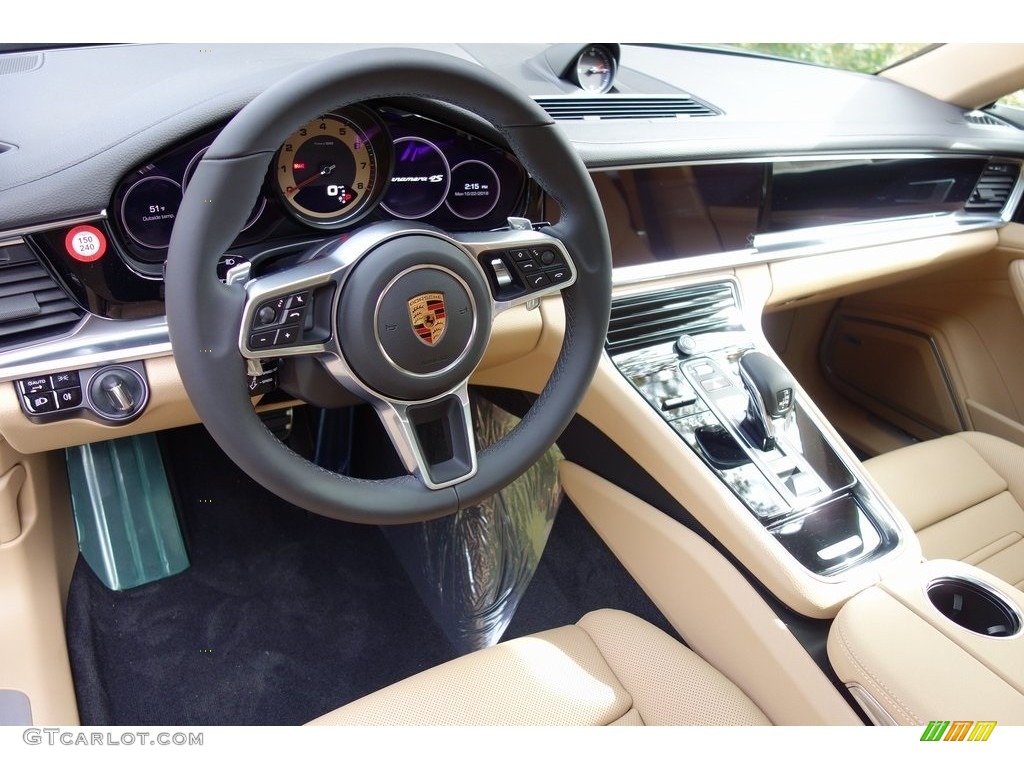 2018 Panamera 4S - Agate Grey Metallic / Black/Luxor Beige photo #10