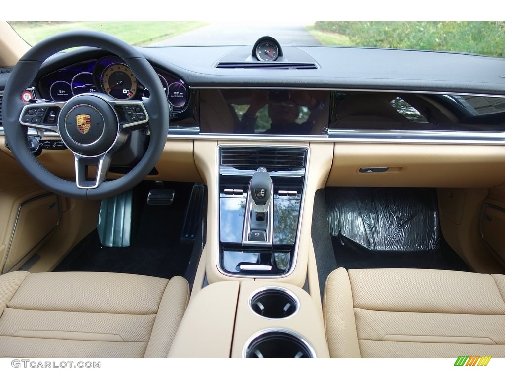 2018 Panamera 4S - Agate Grey Metallic / Black/Luxor Beige photo #14