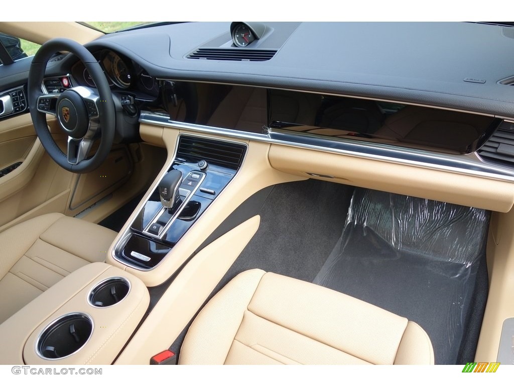 2018 Panamera 4S - Agate Grey Metallic / Black/Luxor Beige photo #16
