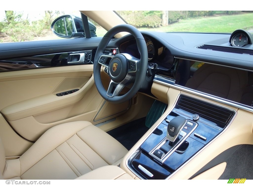 2018 Panamera 4S - Agate Grey Metallic / Black/Luxor Beige photo #17
