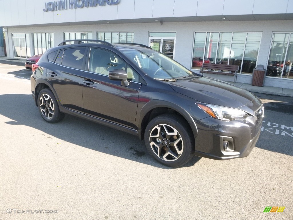 2019 Crosstrek 2.0i Limited - Dark Gray Metallic / Black photo #1