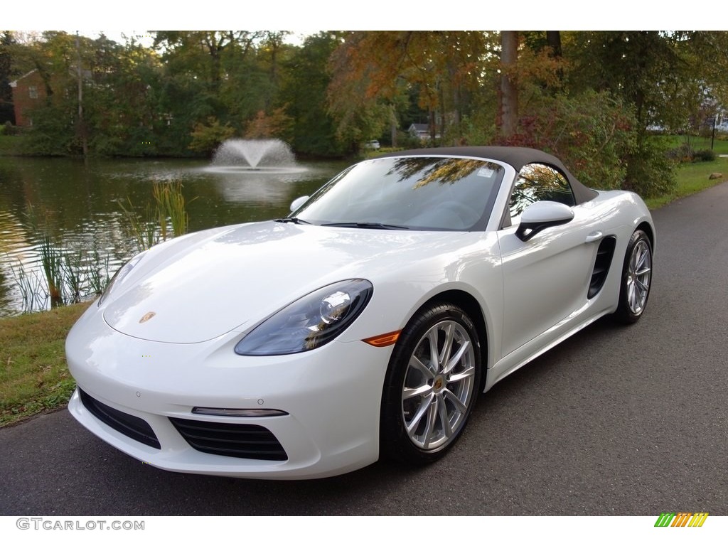 White 2019 Porsche 718 Boxster Standard 718 Boxster Model Exterior Photo #130182562