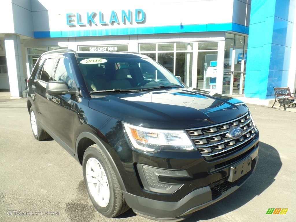 2016 Explorer 4WD - Shadow Black / Medium Light Camel photo #3