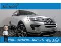 2018 Ingot Silver Ford Explorer Limited 4WD  photo #1