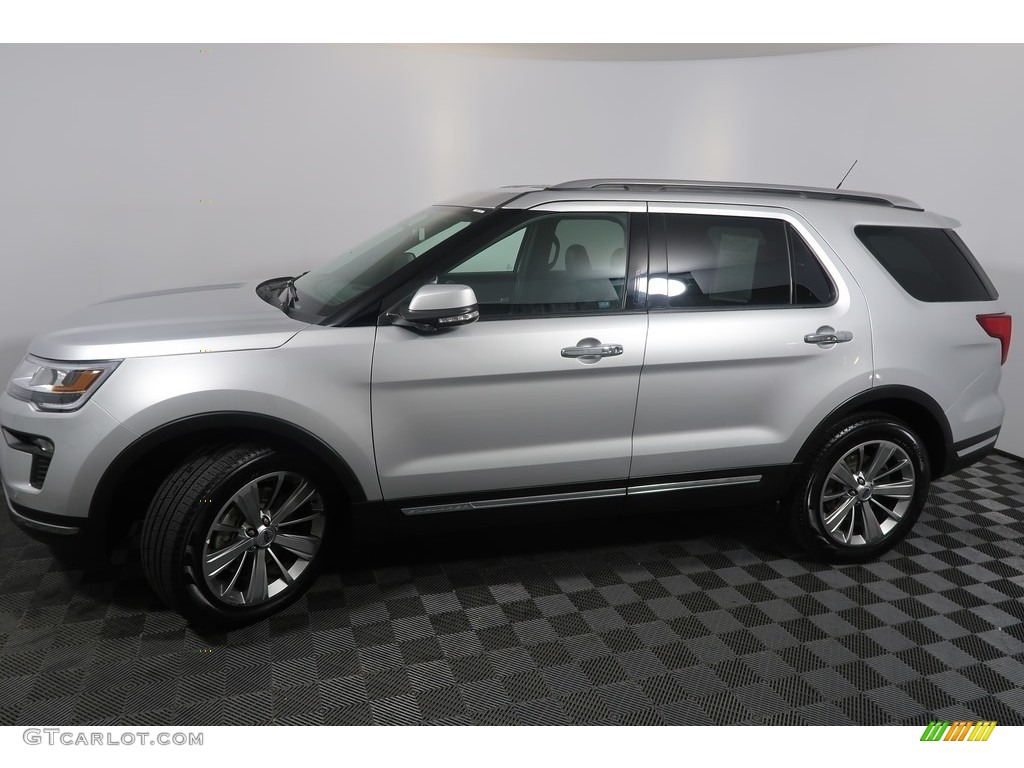 2018 Explorer Limited 4WD - Ingot Silver / Ebony Black photo #10