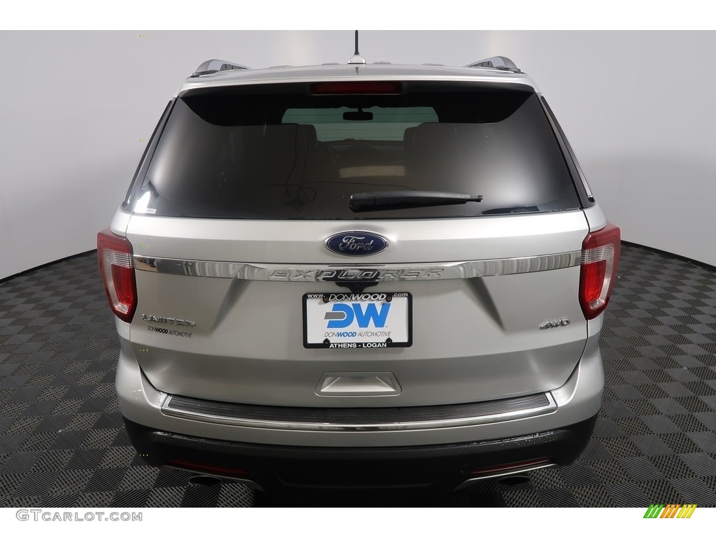 2018 Explorer Limited 4WD - Ingot Silver / Ebony Black photo #13
