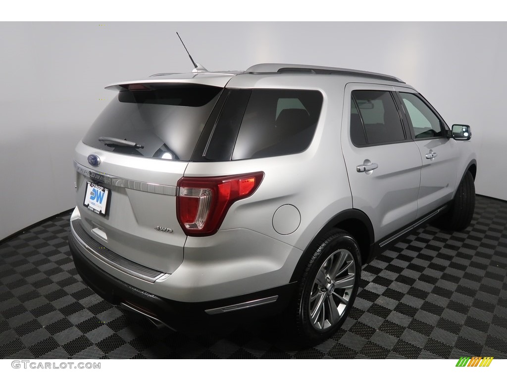 2018 Explorer Limited 4WD - Ingot Silver / Ebony Black photo #14