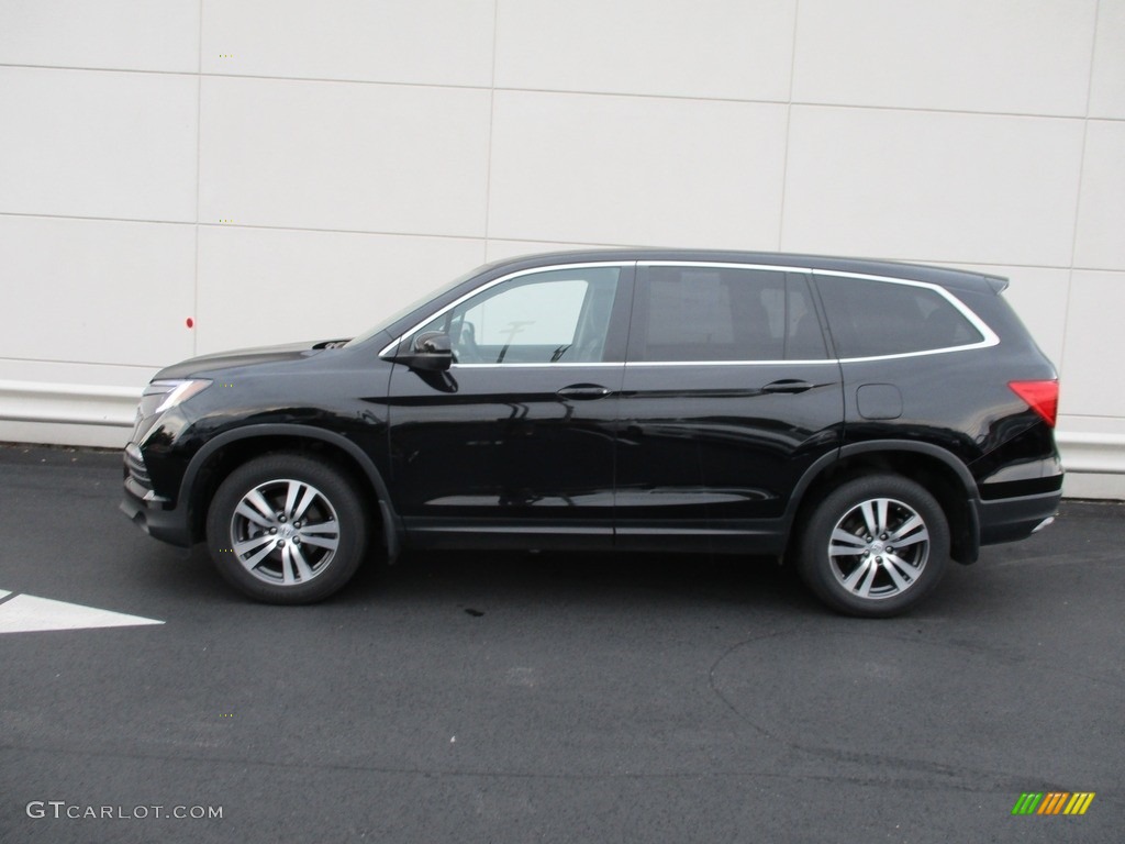 2016 Pilot EX-L AWD - Crystal Black Pearl / Black photo #2