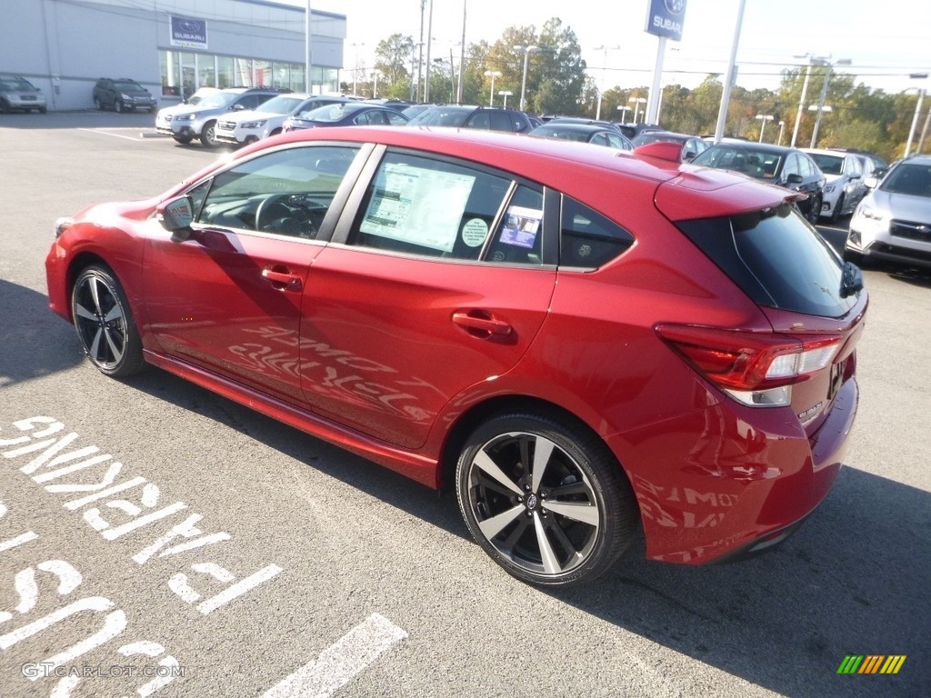 2019 Impreza 2.0i Sport 5-Door - Lithium Red Pearl / Black photo #6