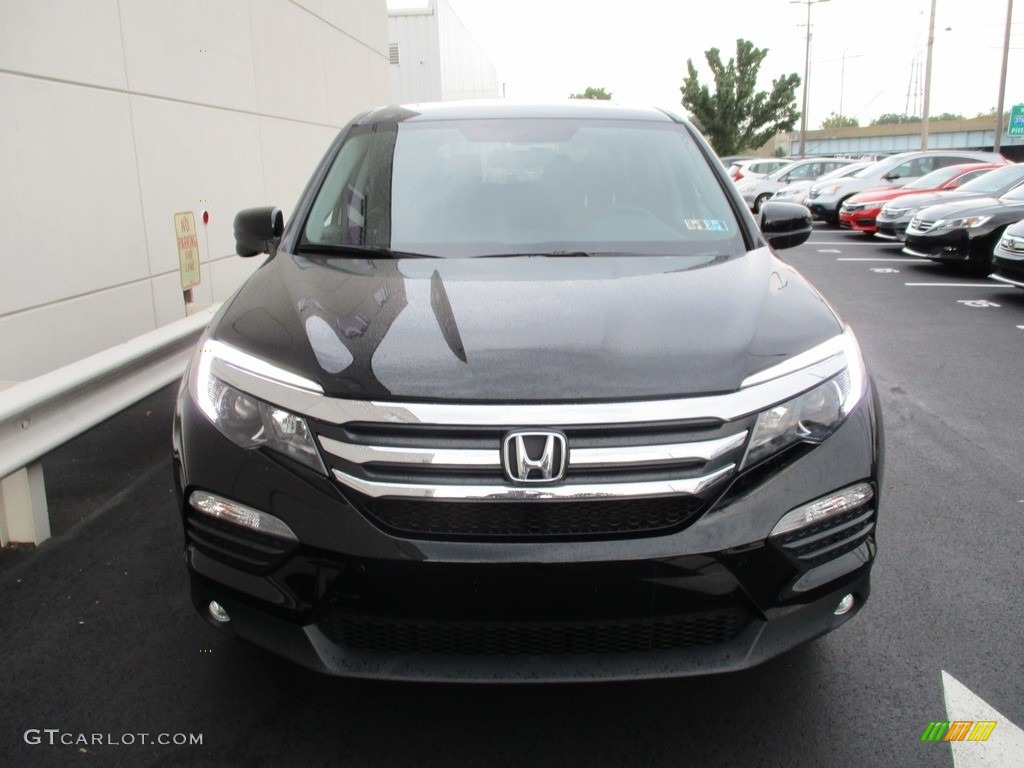 2016 Pilot EX-L AWD - Crystal Black Pearl / Black photo #9