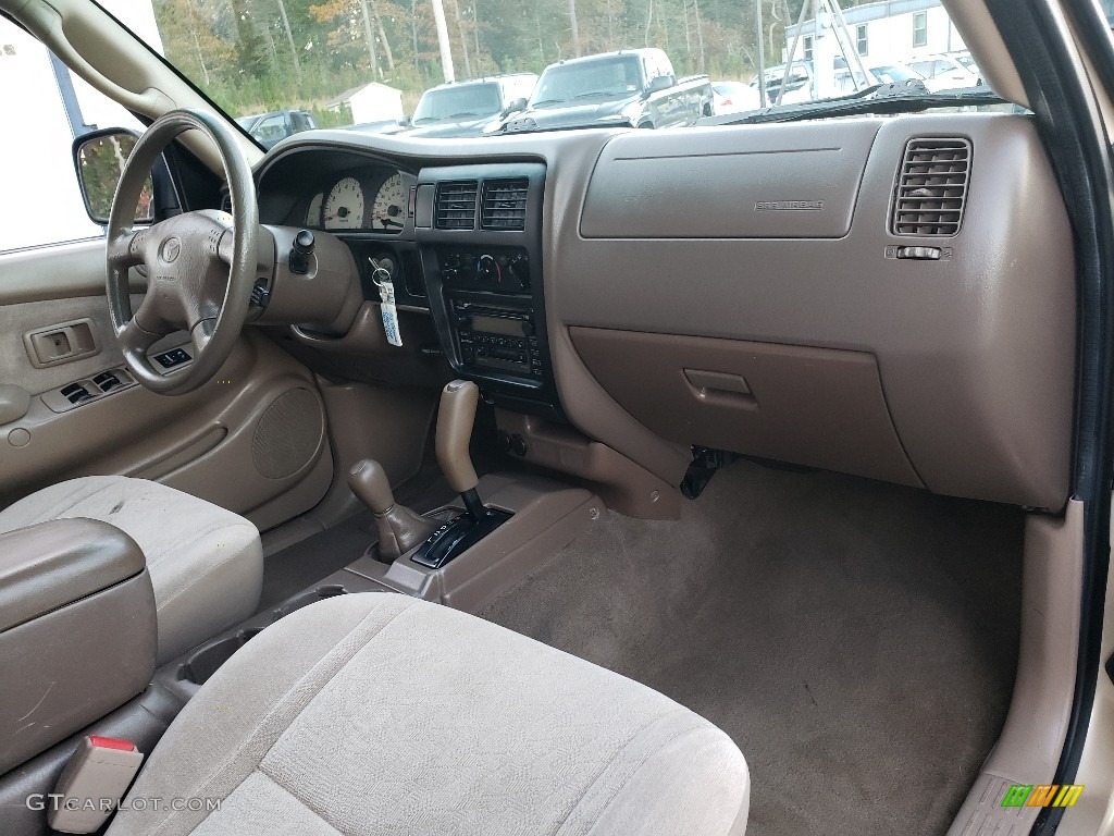 2003 Tacoma V6 Double Cab 4x4 - Mystic Gold Metallic / Oak photo #9