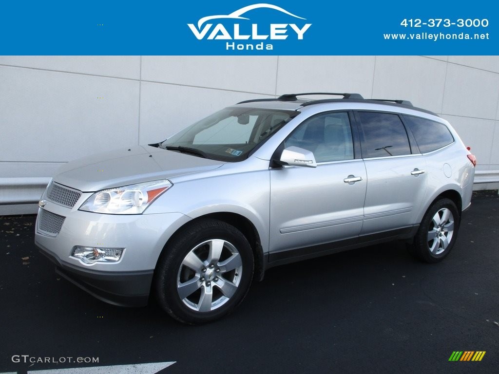 2012 Traverse LTZ AWD - Silver Ice Metallic / Light Gray/Ebony photo #1