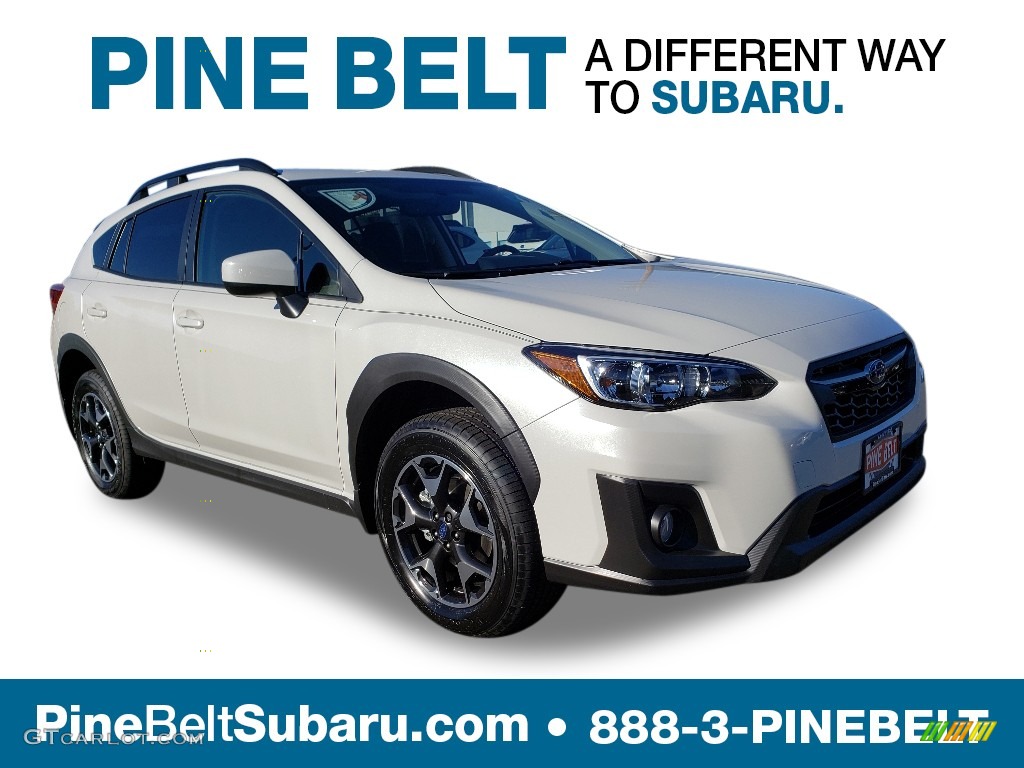 2019 Crosstrek 2.0i Premium - Crystal White Pearl / Black photo #1