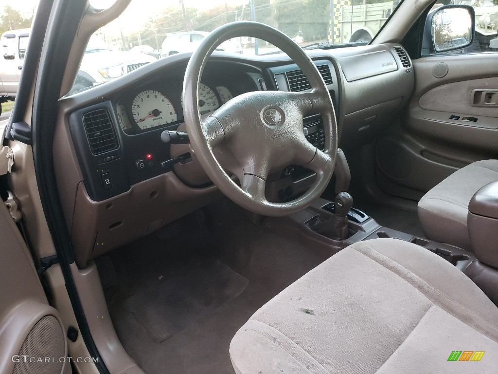2003 Tacoma V6 Double Cab 4x4 - Mystic Gold Metallic / Oak photo #16