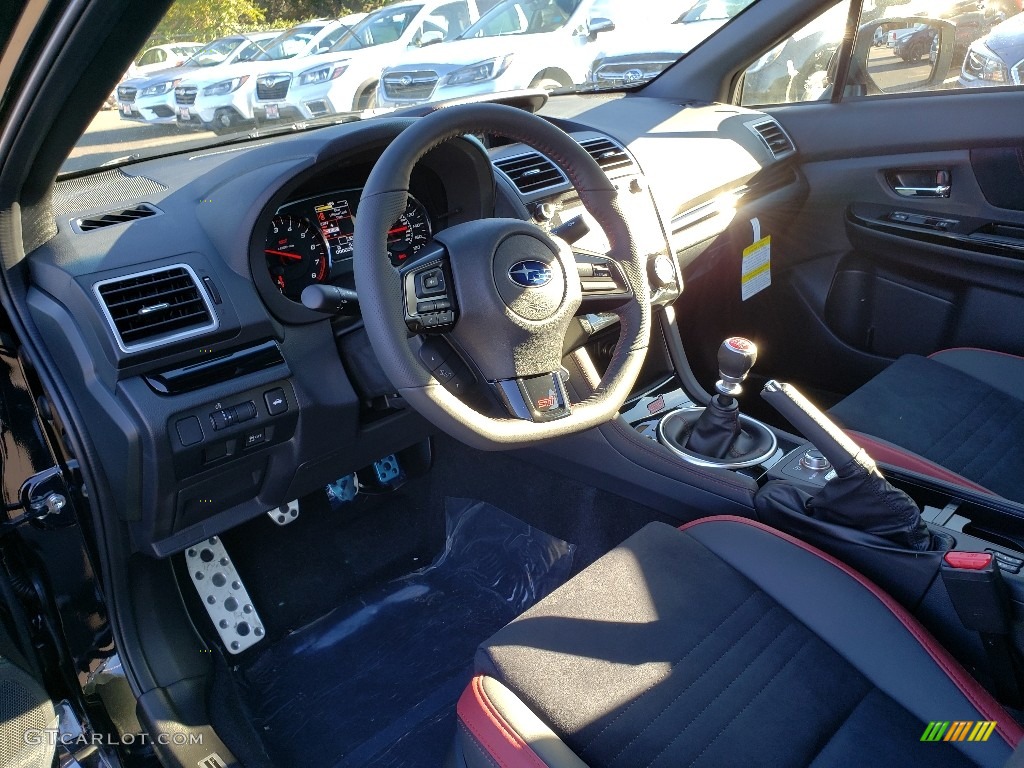 Black Ultrasuede/Carbon Black Interior 2019 Subaru WRX STI Photo #130188114