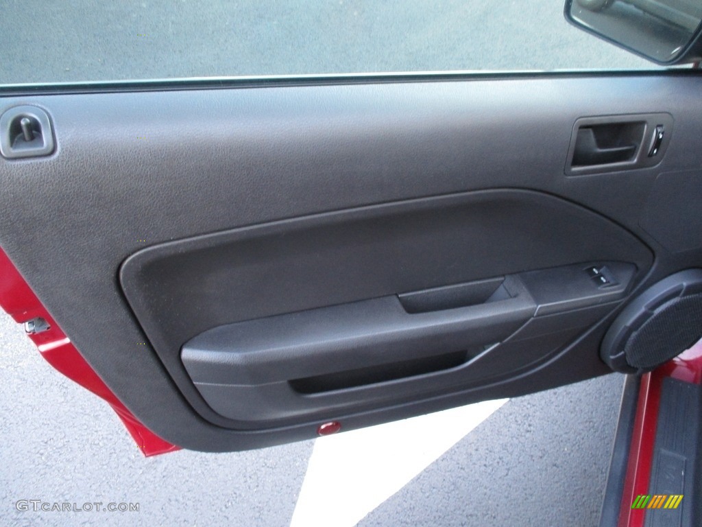 2007 Mustang V6 Premium Coupe - Redfire Metallic / Black/Dove Accent photo #9