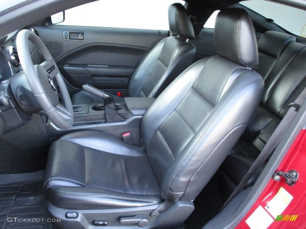 2007 Mustang V6 Premium Coupe - Redfire Metallic / Black/Dove Accent photo #10