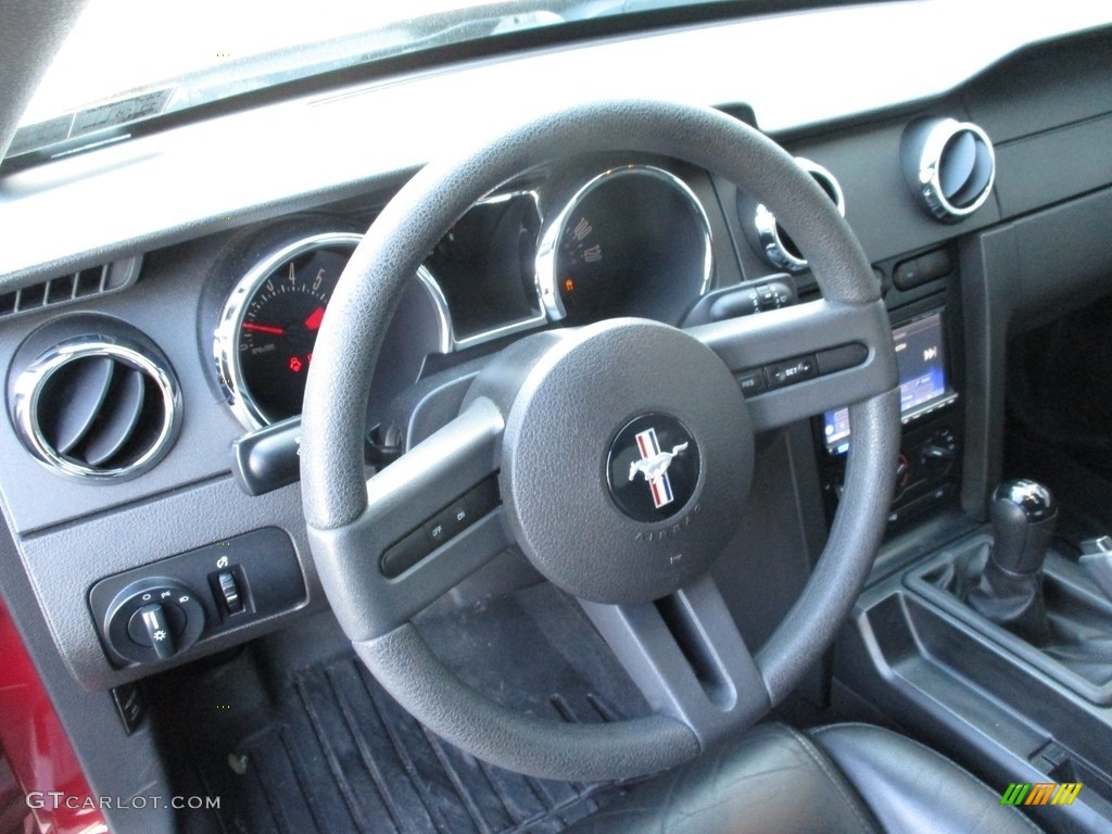 2007 Mustang V6 Premium Coupe - Redfire Metallic / Black/Dove Accent photo #12