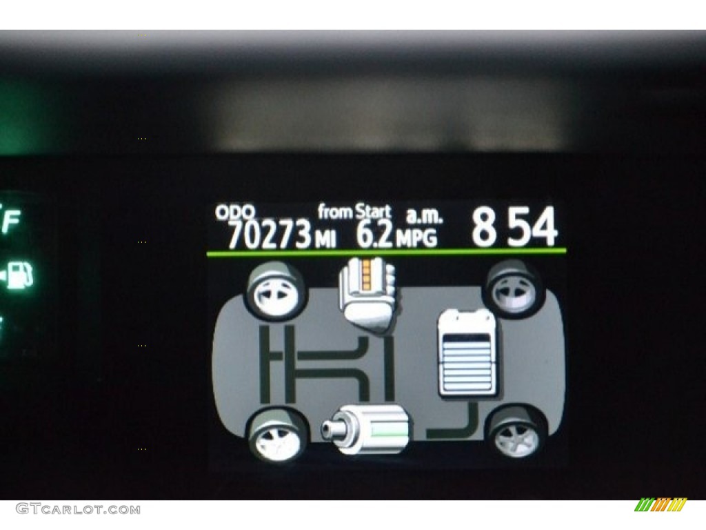 2012 Prius c Hybrid Two - Classic Silver Metallic / Light Blue Gray/Black photo #12