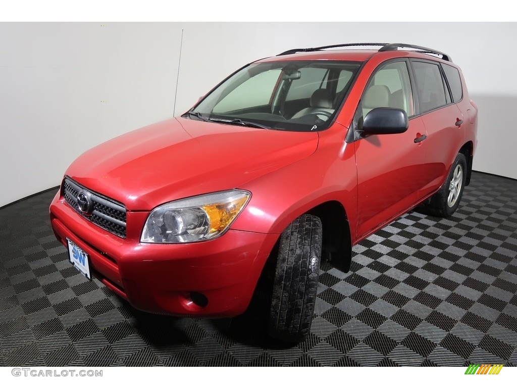 2008 RAV4 4WD - Barcelona Red Pearl / Ash photo #6