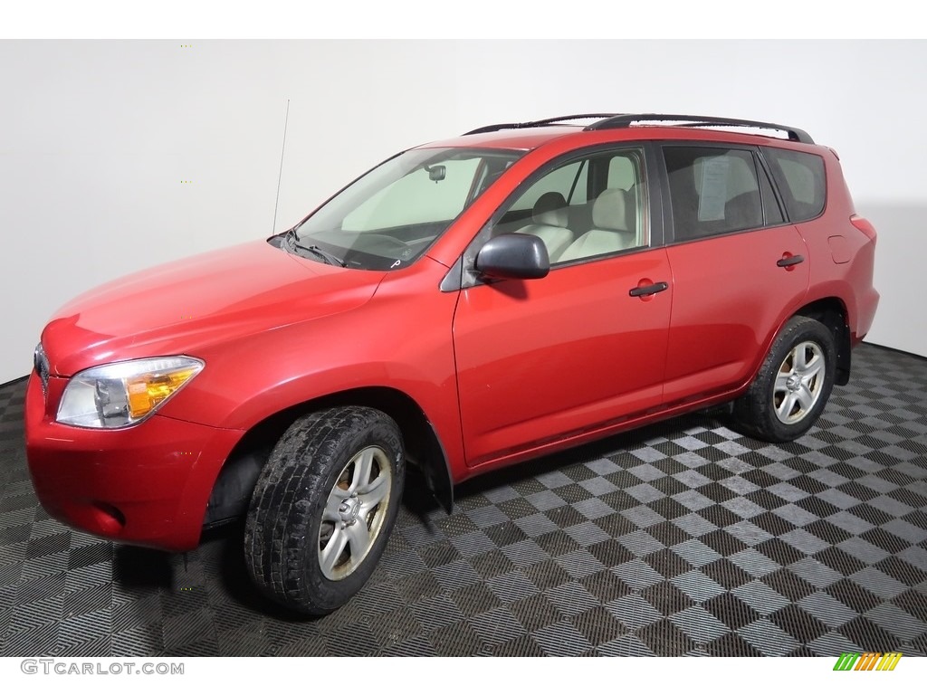 2008 RAV4 4WD - Barcelona Red Pearl / Ash photo #7