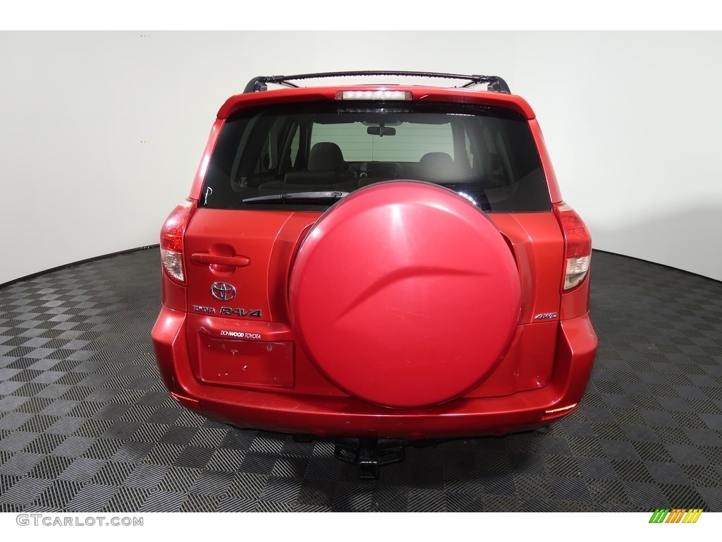 2008 RAV4 4WD - Barcelona Red Pearl / Ash photo #10