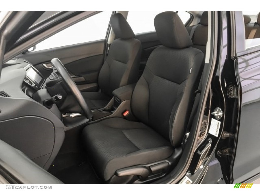 2015 Civic SE Sedan - Crystal Black Pearl / Black photo #15