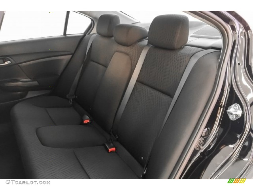 2015 Civic SE Sedan - Crystal Black Pearl / Black photo #17