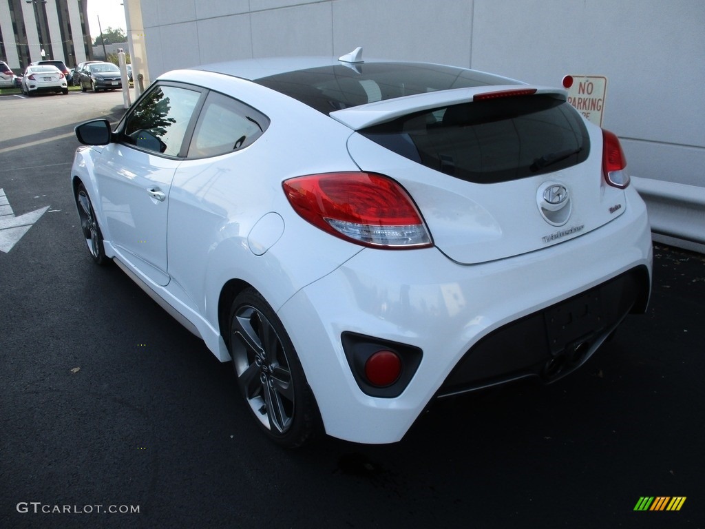 2013 Veloster Turbo - Elite White Pearl / Gray photo #3