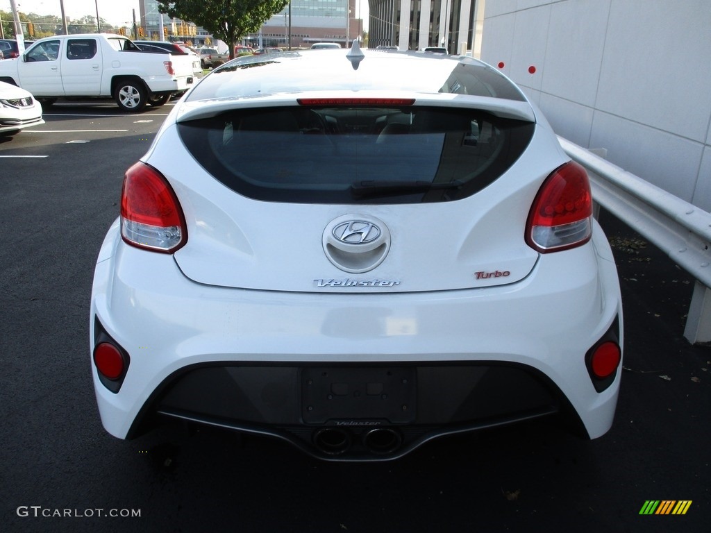 2013 Veloster Turbo - Elite White Pearl / Gray photo #4