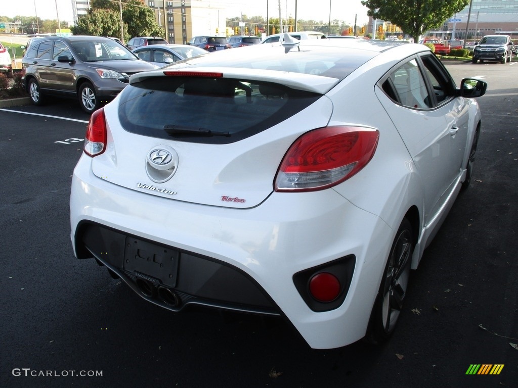 2013 Veloster Turbo - Elite White Pearl / Gray photo #5