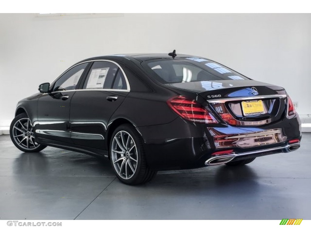 2019 S 560 Sedan - Ruby Black Metallic / Black photo #2