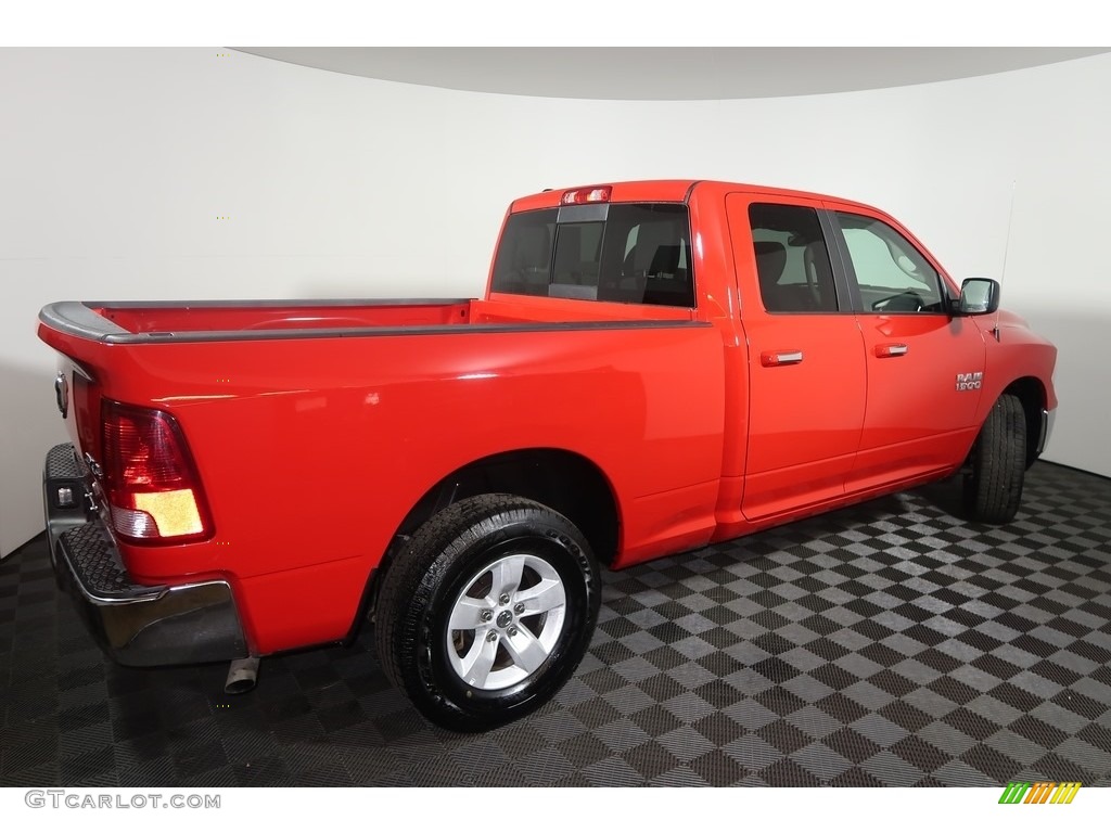 2018 1500 SLT Quad Cab 4x4 - Flame Red / Black photo #13
