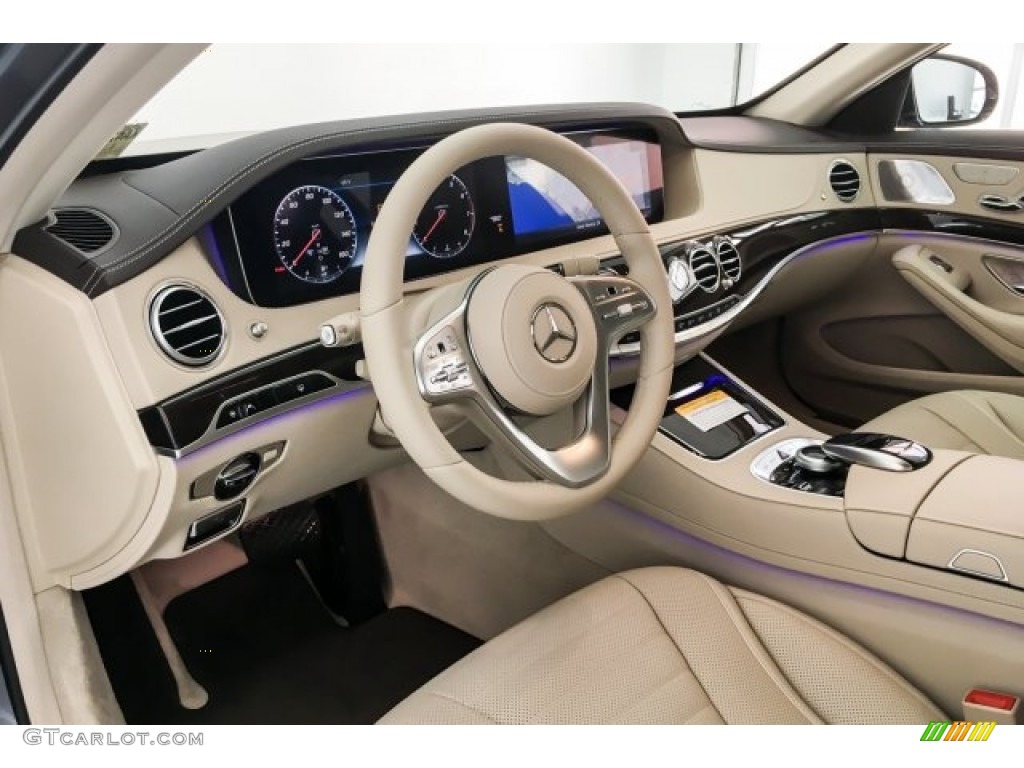 2019 S 560 Sedan - Selenite Grey Metallic / Silk Beige/Espresso Brown photo #4