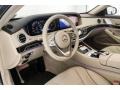 Silk Beige/Espresso Brown 2019 Mercedes-Benz S 560 Sedan Interior Color