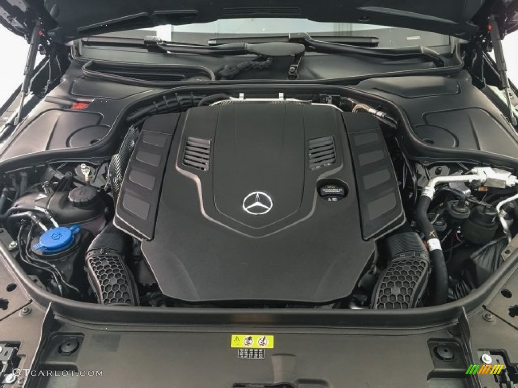 2019 Mercedes-Benz S 560 Sedan 4.0 Liter biturbo DOHC 32-Valve VVT V8 Engine Photo #130193223