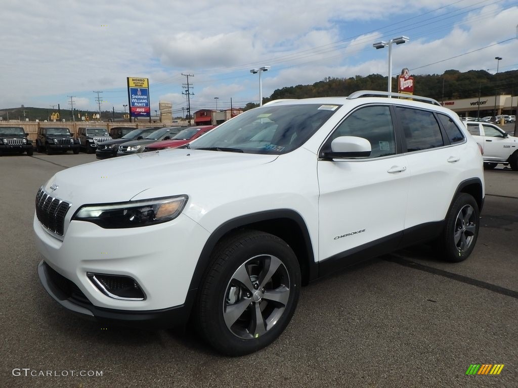 2019 Cherokee Limited 4x4 - Bright White / Black photo #1