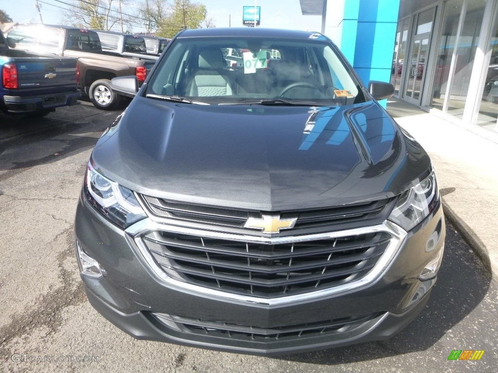 2019 Equinox LS AWD - Nightfall Gray Metallic / Medium Ash Gray photo #9