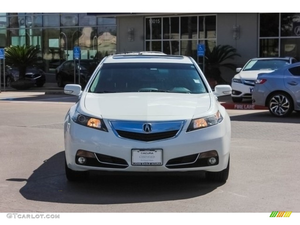 2014 TL Advance SH-AWD - Bellanova White Pearl / Ebony photo #2