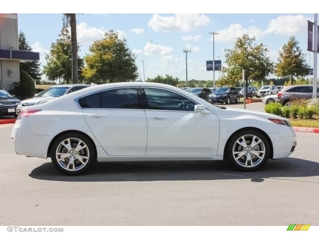2014 TL Advance SH-AWD - Bellanova White Pearl / Ebony photo #8
