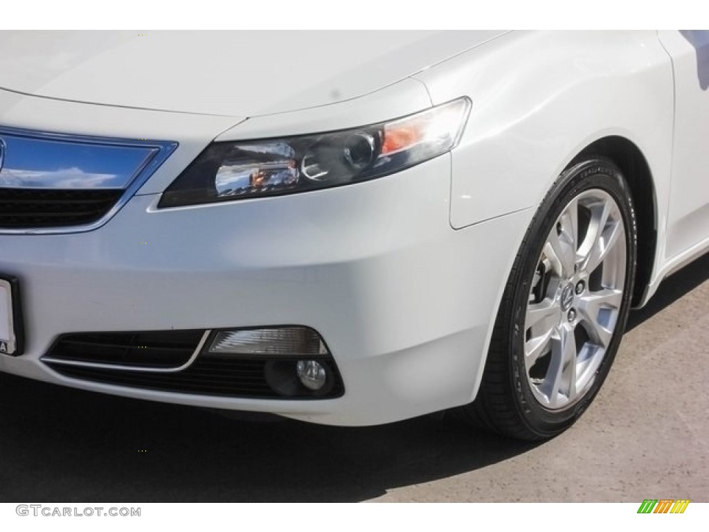 2014 TL Advance SH-AWD - Bellanova White Pearl / Ebony photo #14