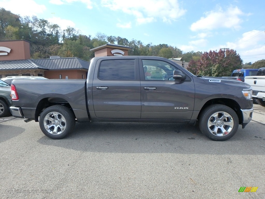 2019 1500 Big Horn Crew Cab 4x4 - Granite Crystal Metallic / Black photo #6