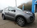 2019 Mineral Silver Kia Sportage EX AWD  photo #9