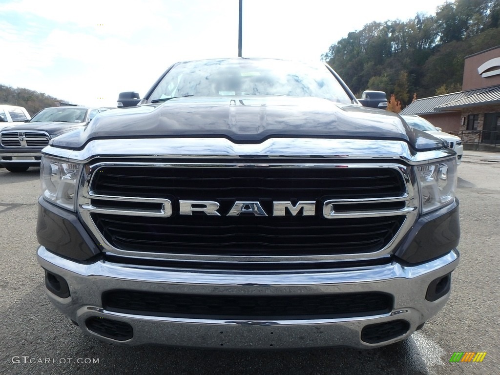 2019 1500 Big Horn Crew Cab 4x4 - Granite Crystal Metallic / Black photo #8